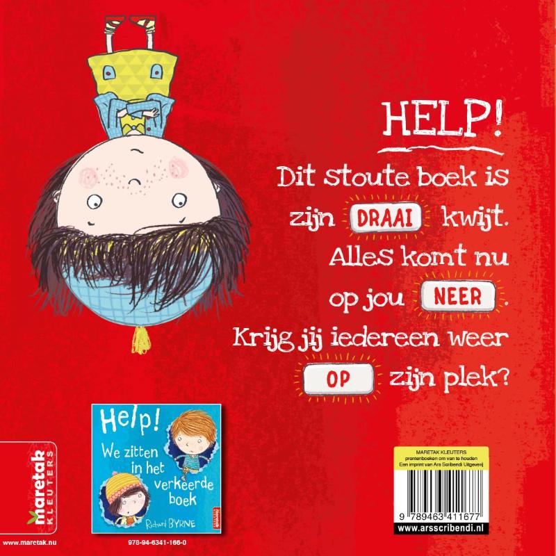 Help! Dit boek is dol! / Maretak Kleuters achterkant