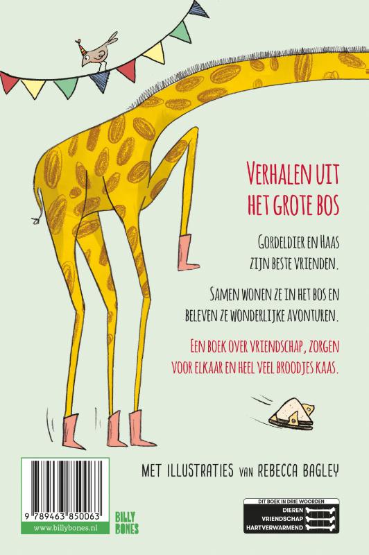Gordeldier en Haas achterkant
