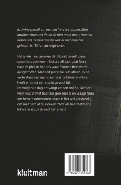 Opgesloten / Kluitman-novelles achterkant