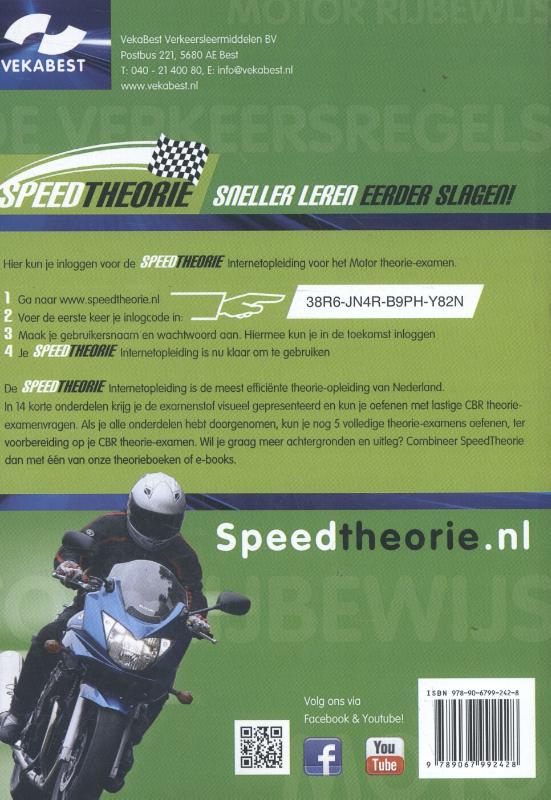 Motor Rijbewijs A achterkant