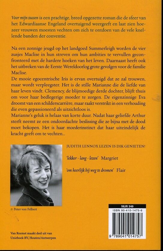 Voor mijn zussen achterkant
