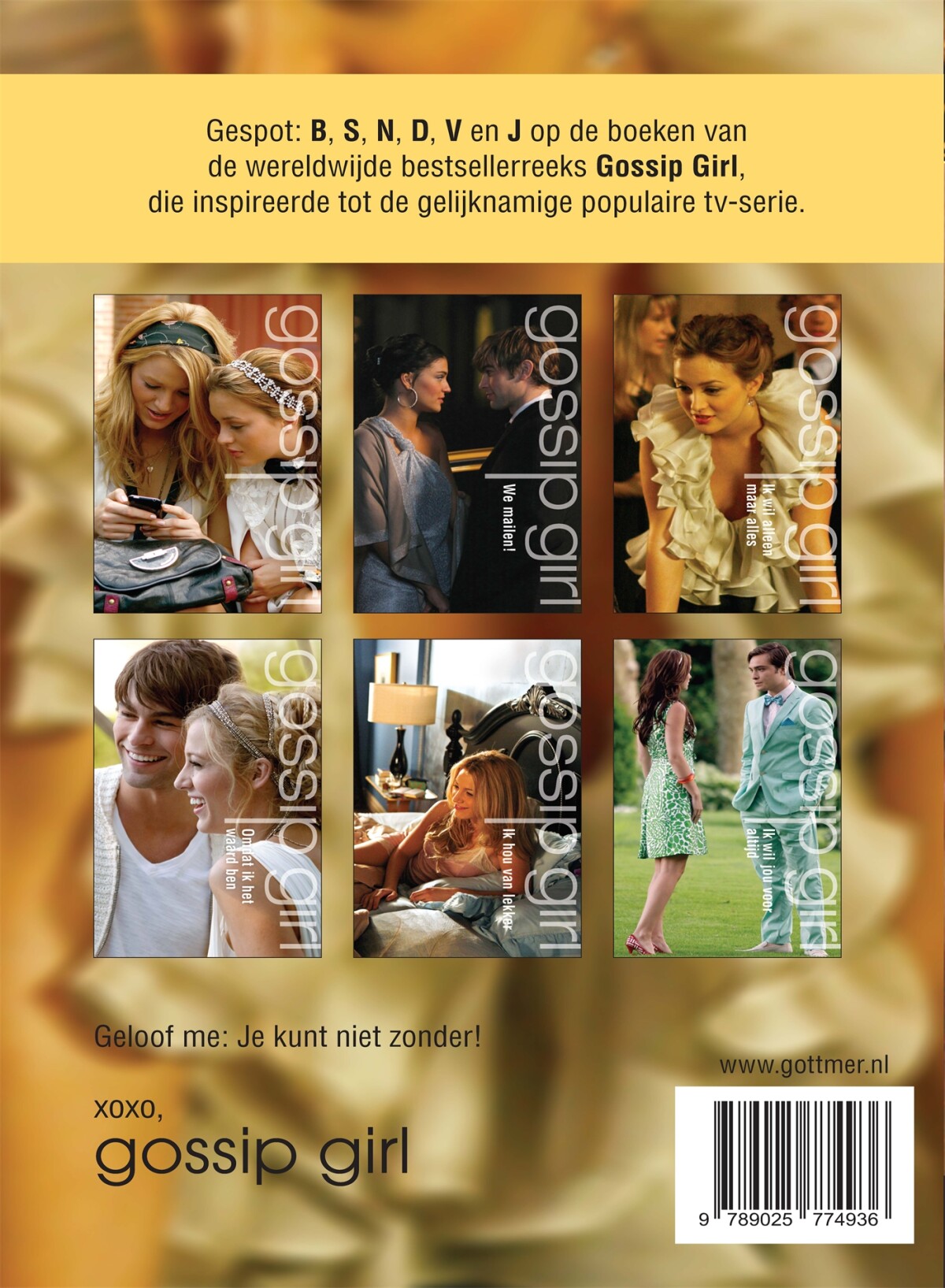 Ik wil alleen maar alles / Gossip girl / 3 achterkant
