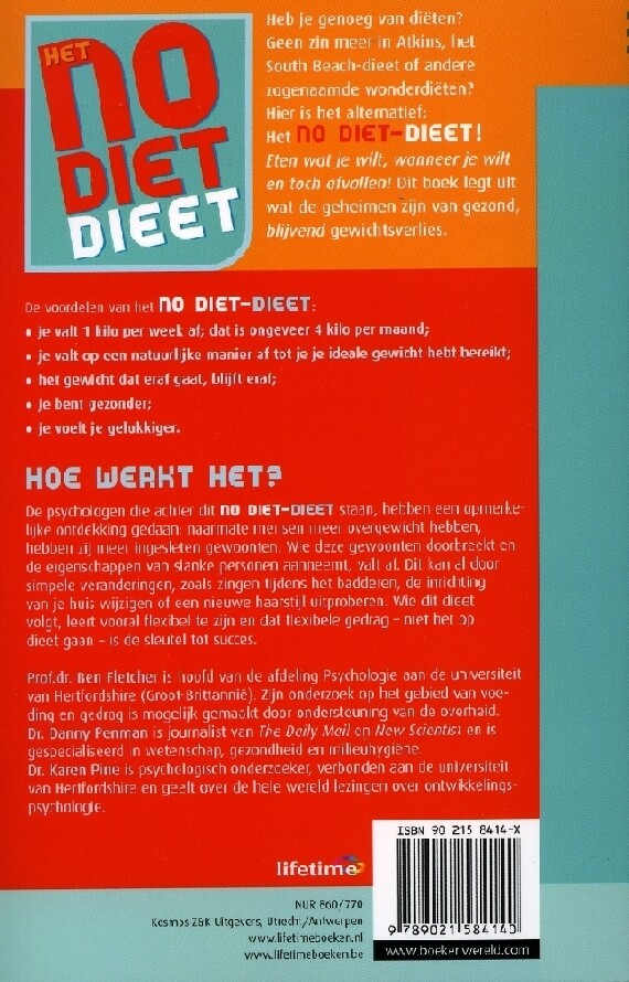 Het no diet-dieet / Lifetime achterkant