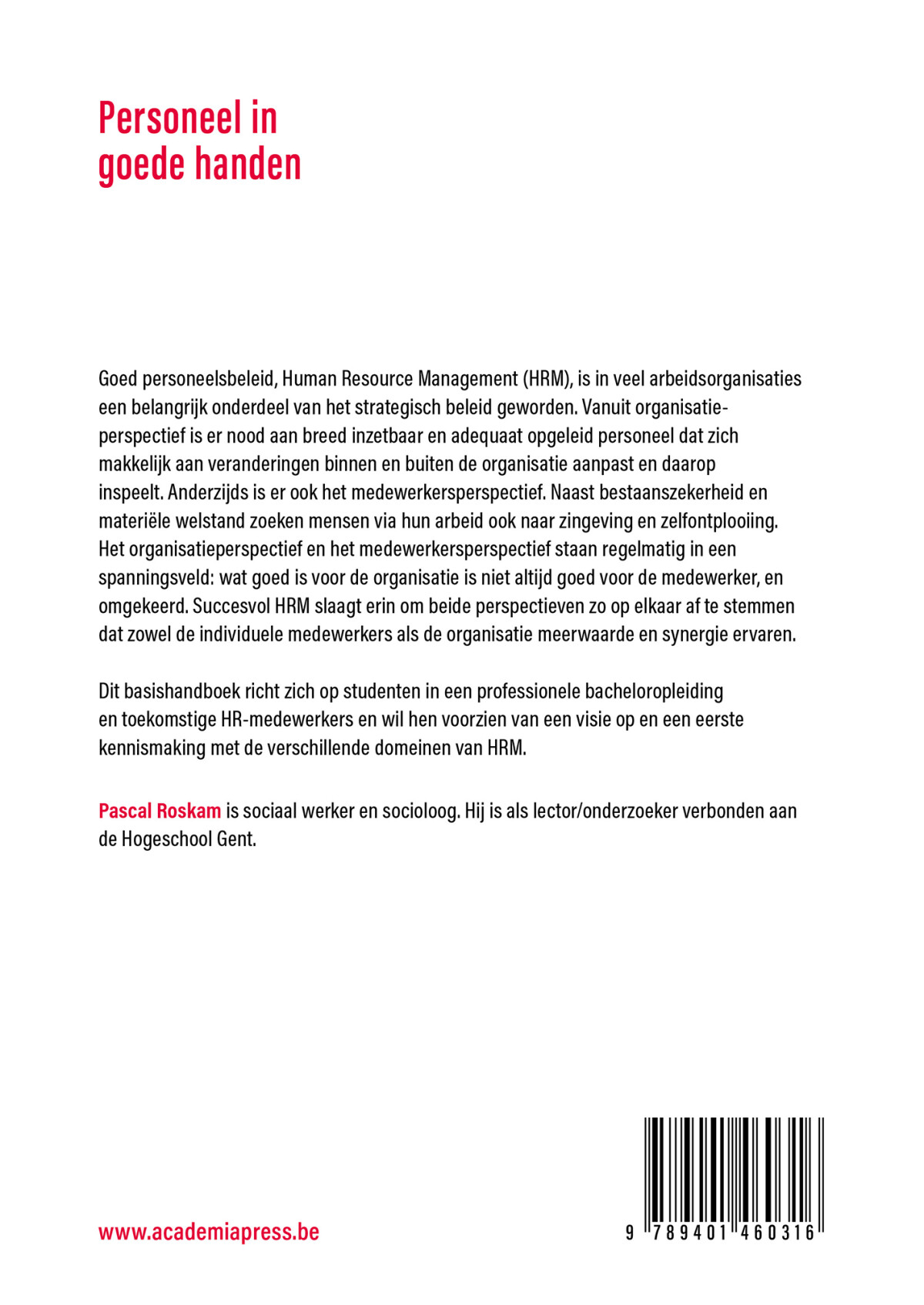 Personeel in goede handen achterkant