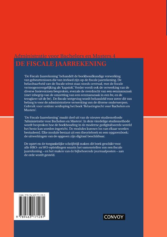 De Fiscale Jaarrekening achterkant