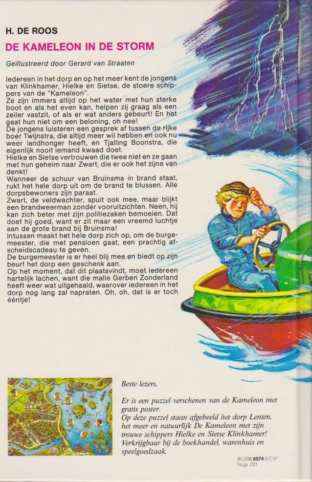Kameleon in de storm / Kameleonserie achterkant