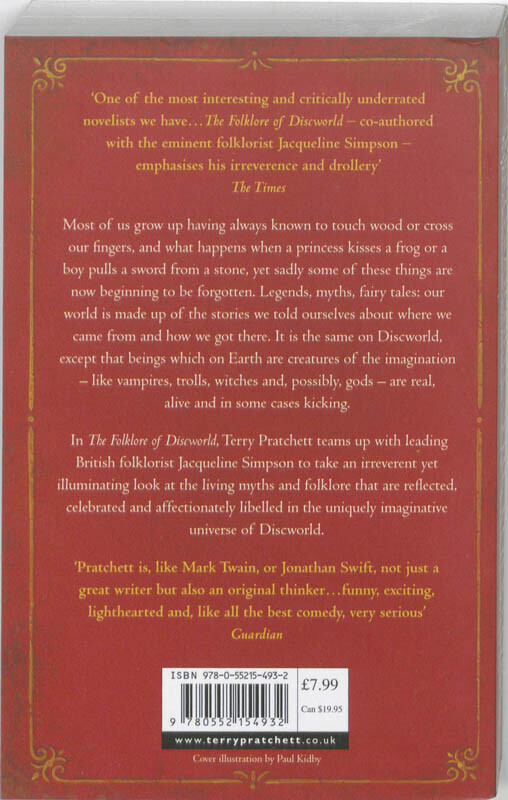 The Folklore of Discworld achterkant