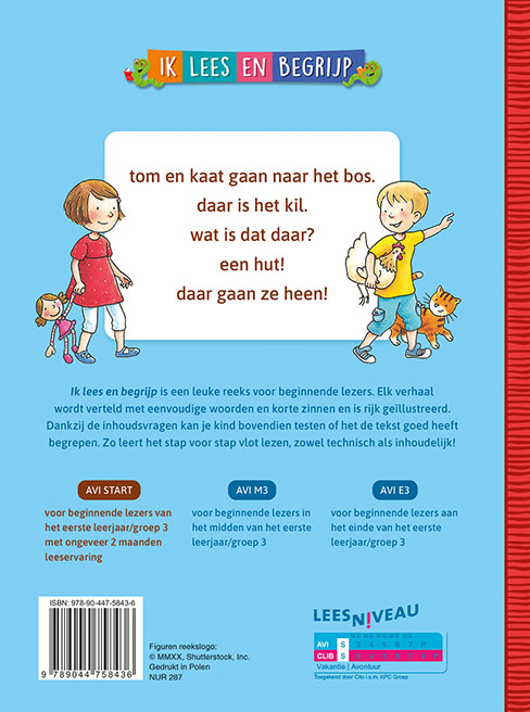Een hut in het bos (AVI START / AVI 1) / Ik lees en begrijp achterkant