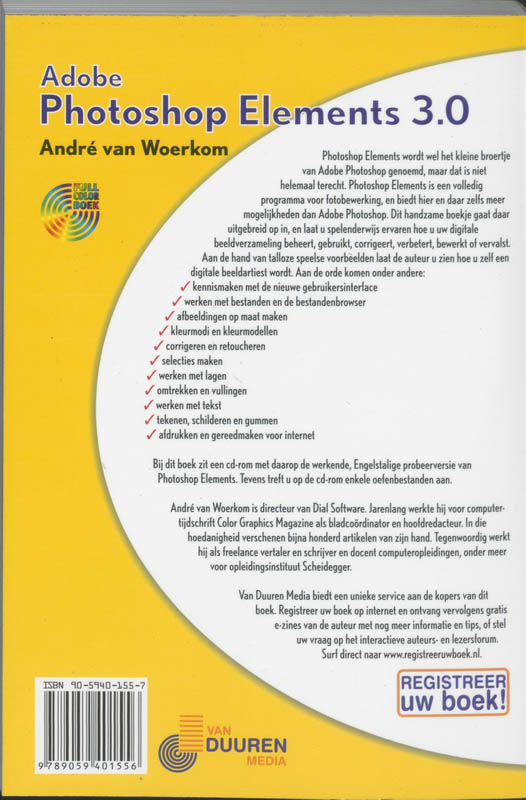 Photoshop Elements 3.0 / Computeridee Photoshop Elements 3.0 / Computeridee achterkant