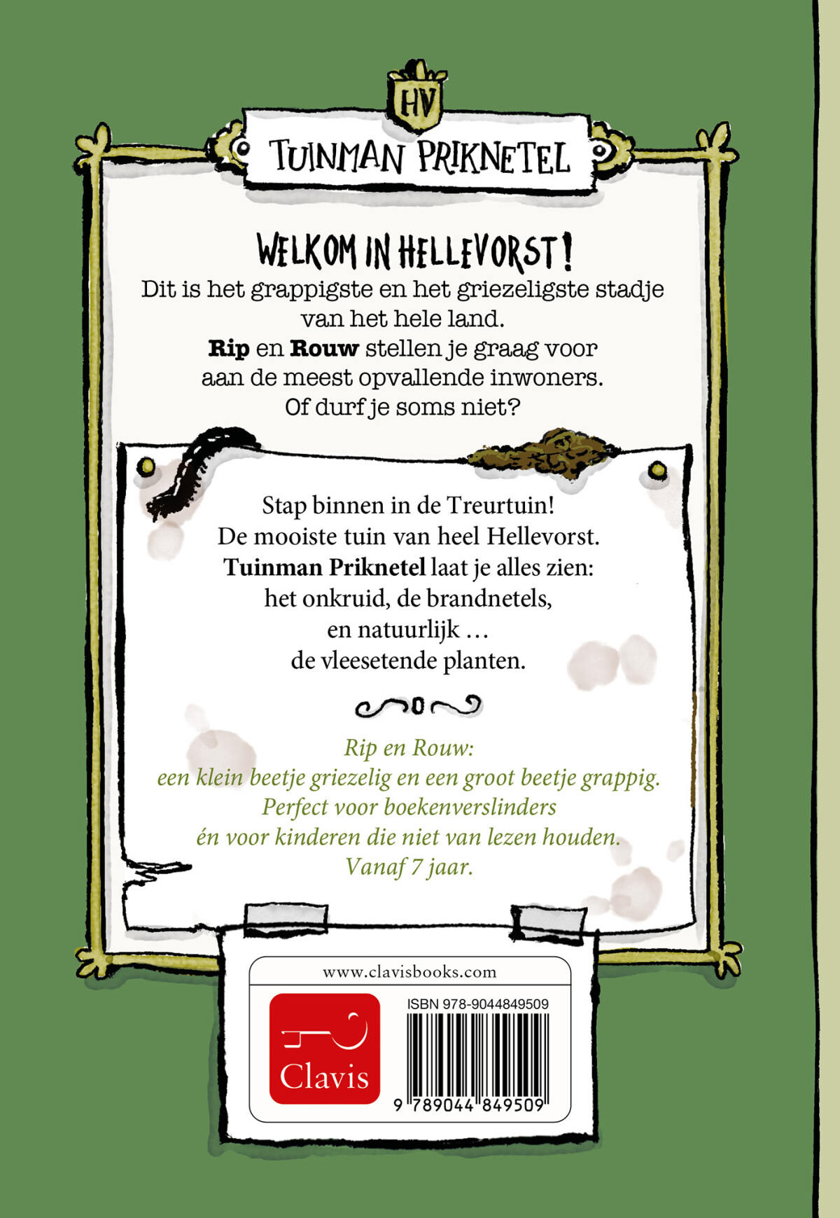Tuinman Priknetel / Rip en Rouw achterkant