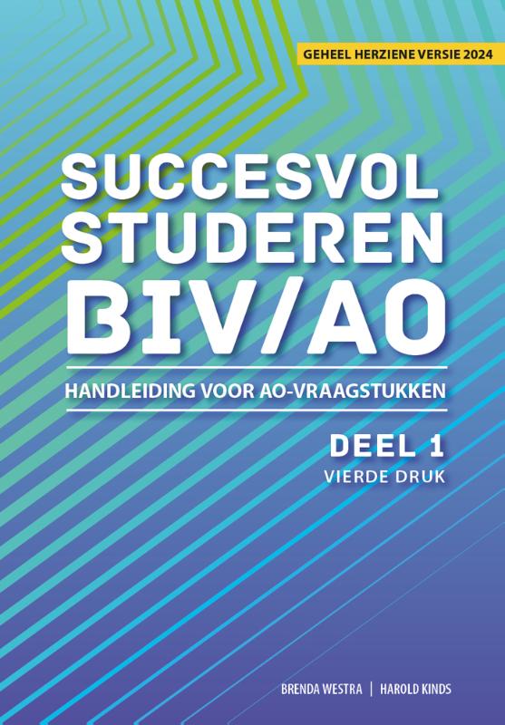 Brenda Westra Succesvol Studeren Voor Biv/Ao / Deel 1 / Succesvol Studeren Voor Biv/Ao / 1