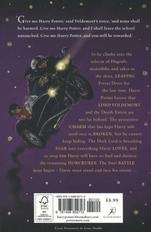 Harry Potter and the deathly hallows / Harry Potter / 7 achterkant