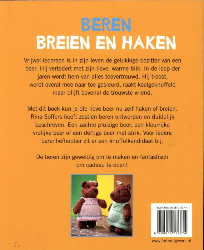 Beren breien en haken achterkant