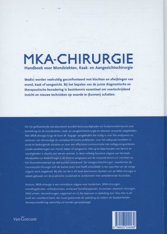 Mondziekten, kaak- en aangezichtschirurgie achterkant