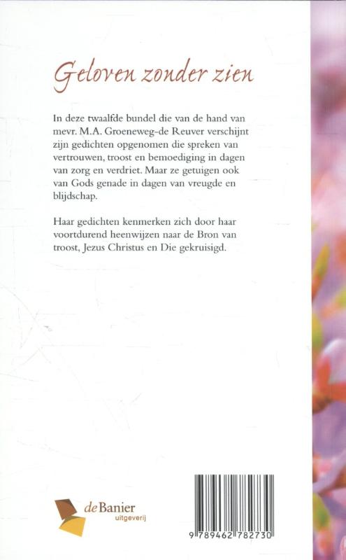 Geloven zonder zien achterkant