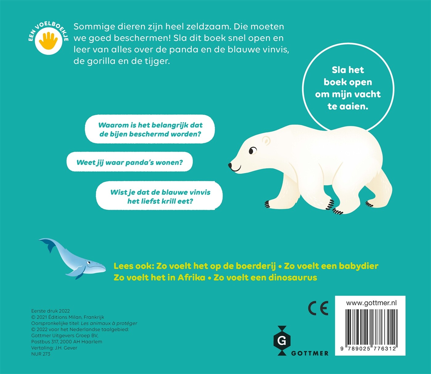 Zo voelt een zeldzaam dier / Voel zelf maar achterkant