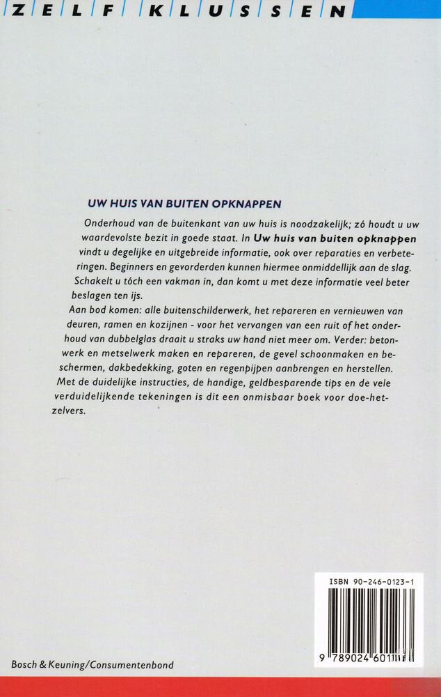 Uw huis van buiten opknappen / Zelf klussen achterkant
