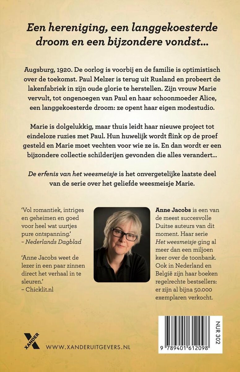 De erfenis van het weesmeisje / Het weesmeisje / 3 achterkant
