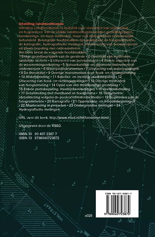 Inleiding landmeetkunde Inleiding landmeetkunde achterkant