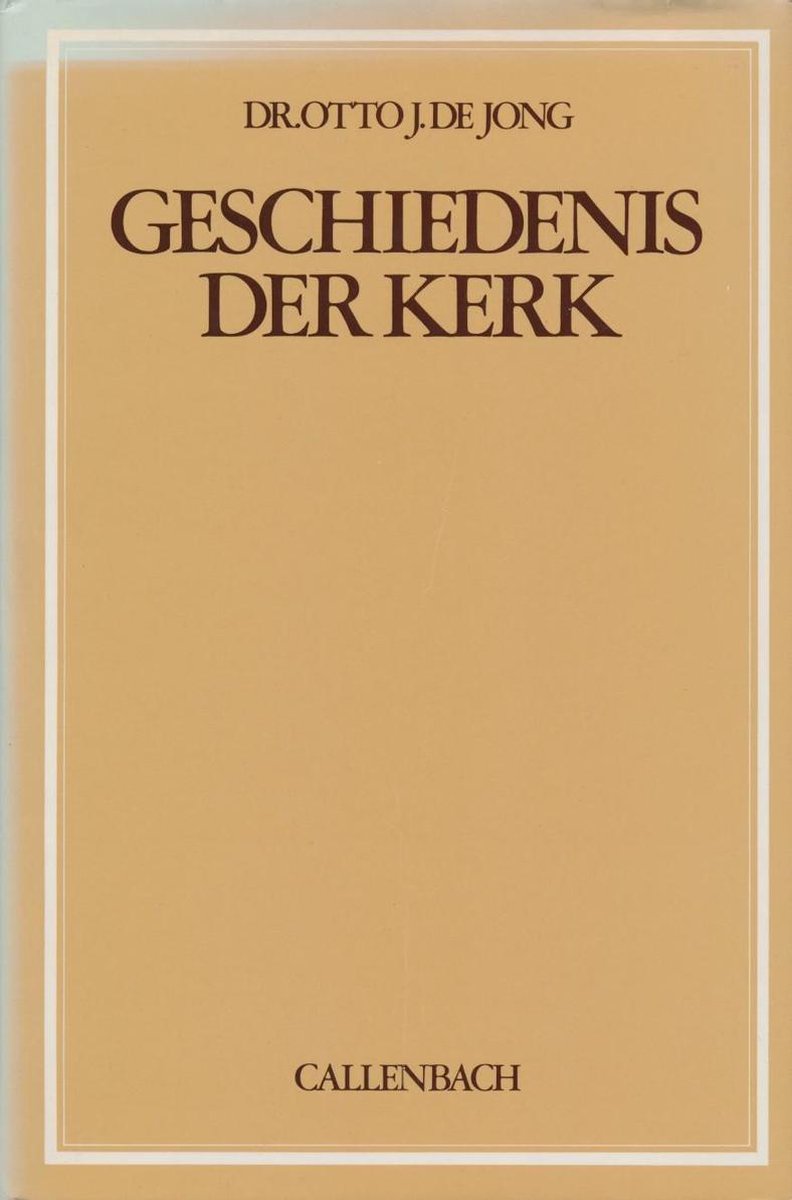 Geschiedenis der kerk