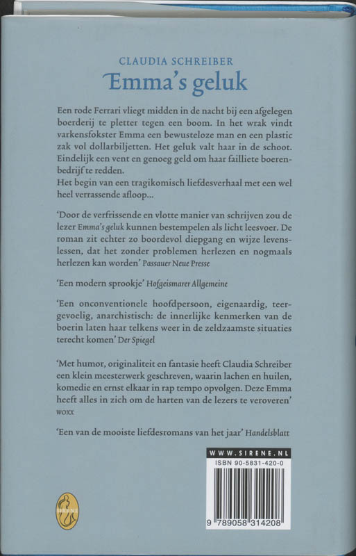 Emma's geluk achterkant