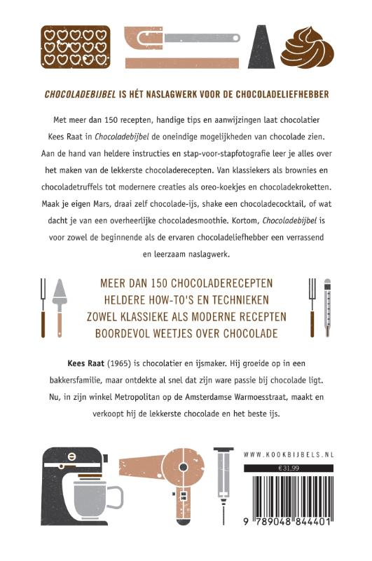 Chocoladebijbel achterkant