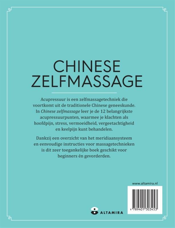 Chinese zelfmassage achterkant
