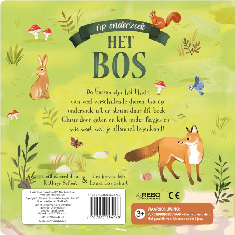 Het bos - Op onderzoek achterkant