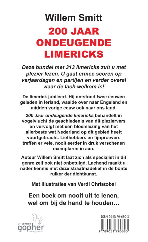 200 jaar Ondeugende limericks achterkant