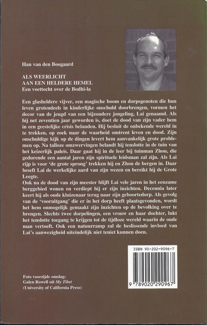 Als weerlicht aan een heldere hemel / Mystieke verhalen achterkant