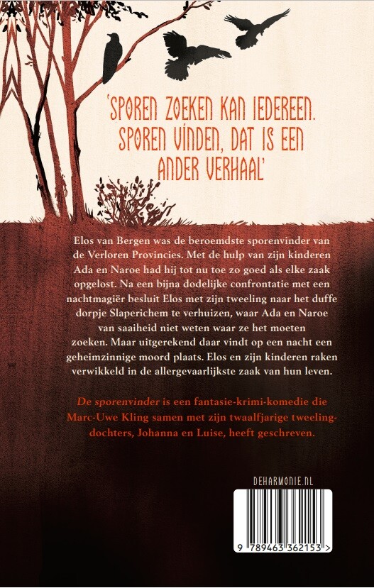 De sporenvinder achterkant