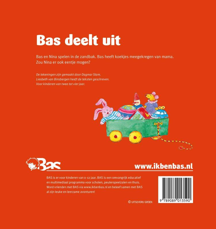 Bas deelt uit / Bas achterkant