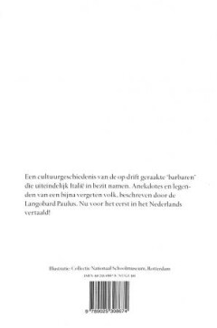 Geschiedenis van de Langobarden / Baskerville serie achterkant
