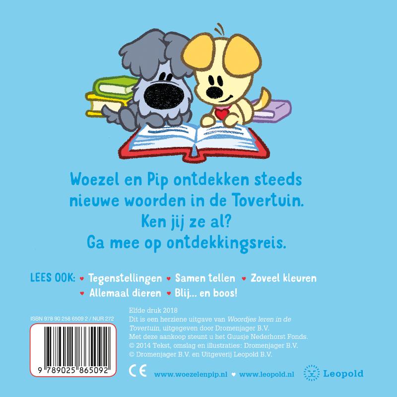 Eerste woordjes / Woezel & Pip achterkant