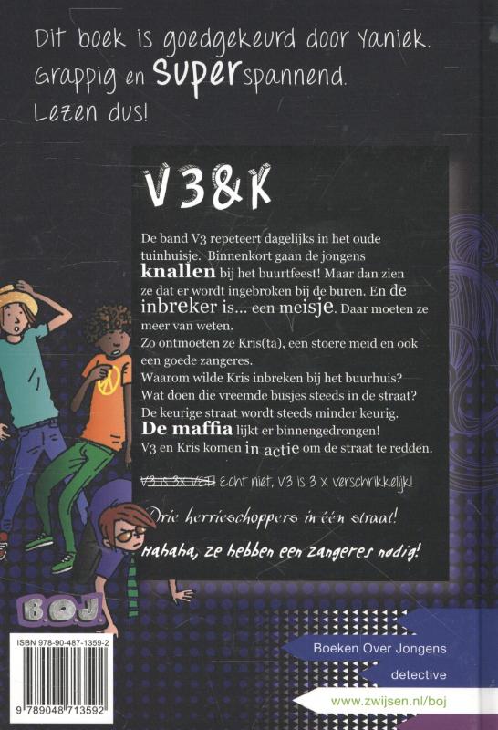 V3&K  -   Slimmer dan de maffia! achterkant