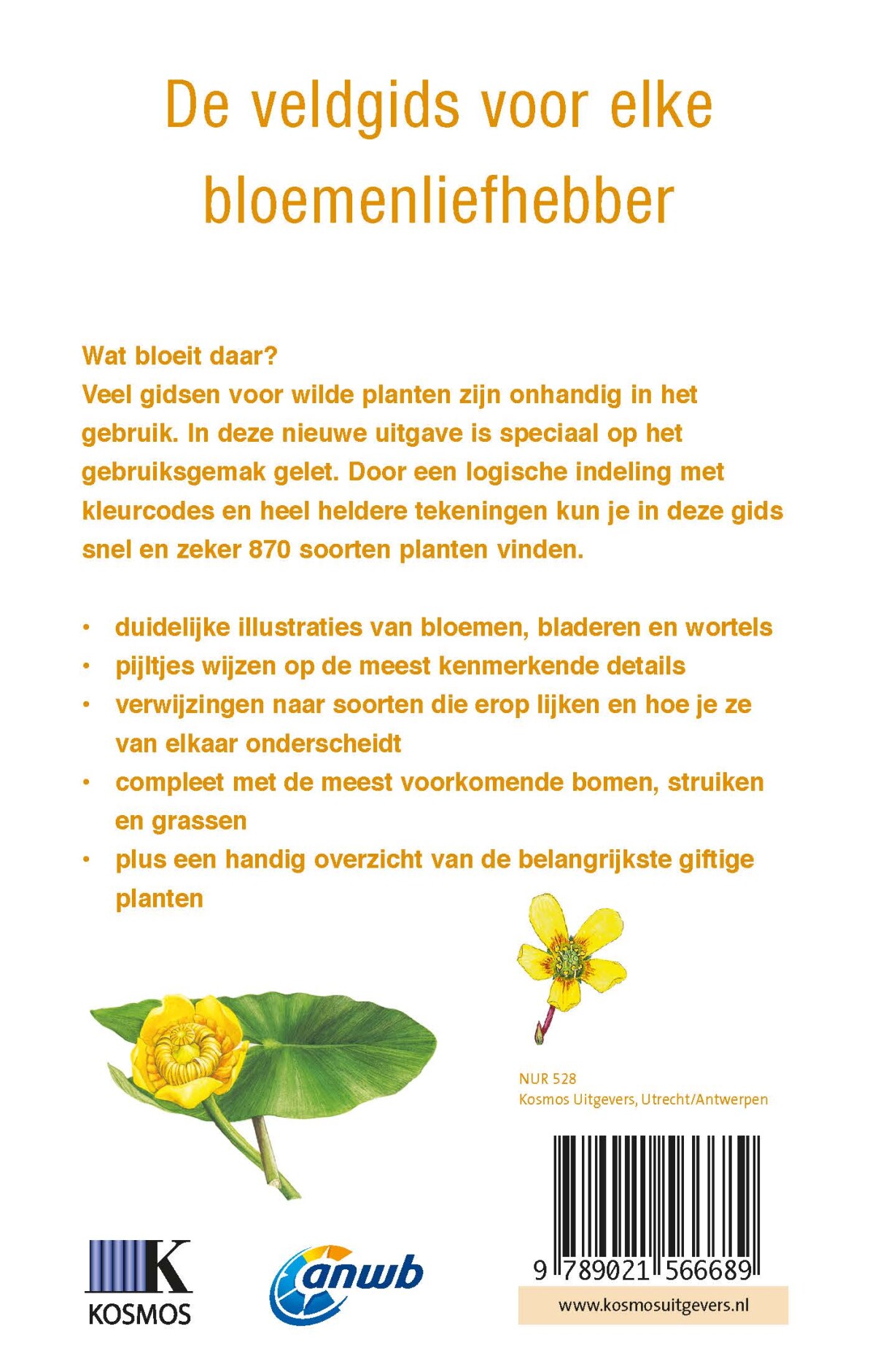 ANWB Bloemengids / ANWB natuurgidsen achterkant