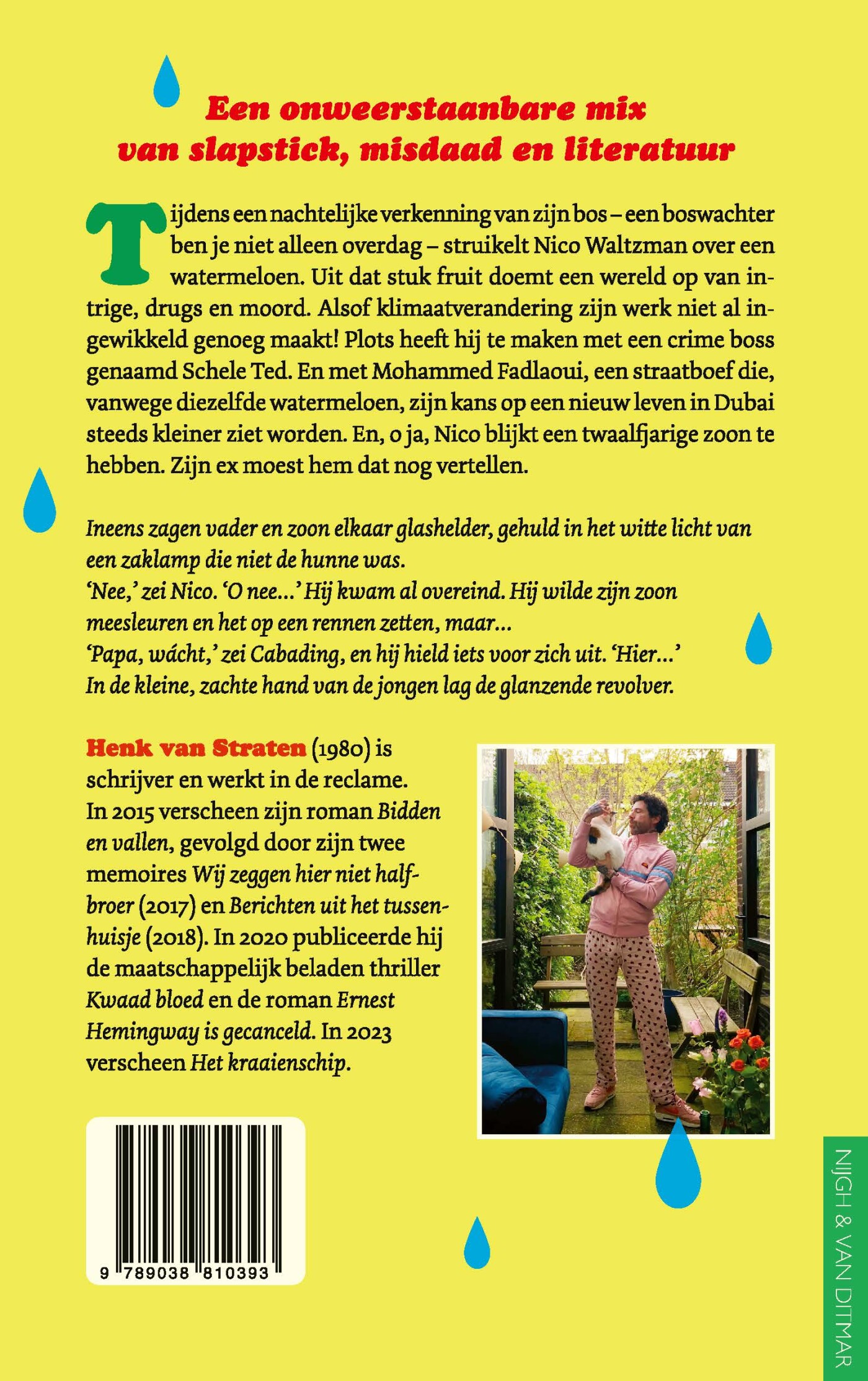 Watermeloenman achterkant