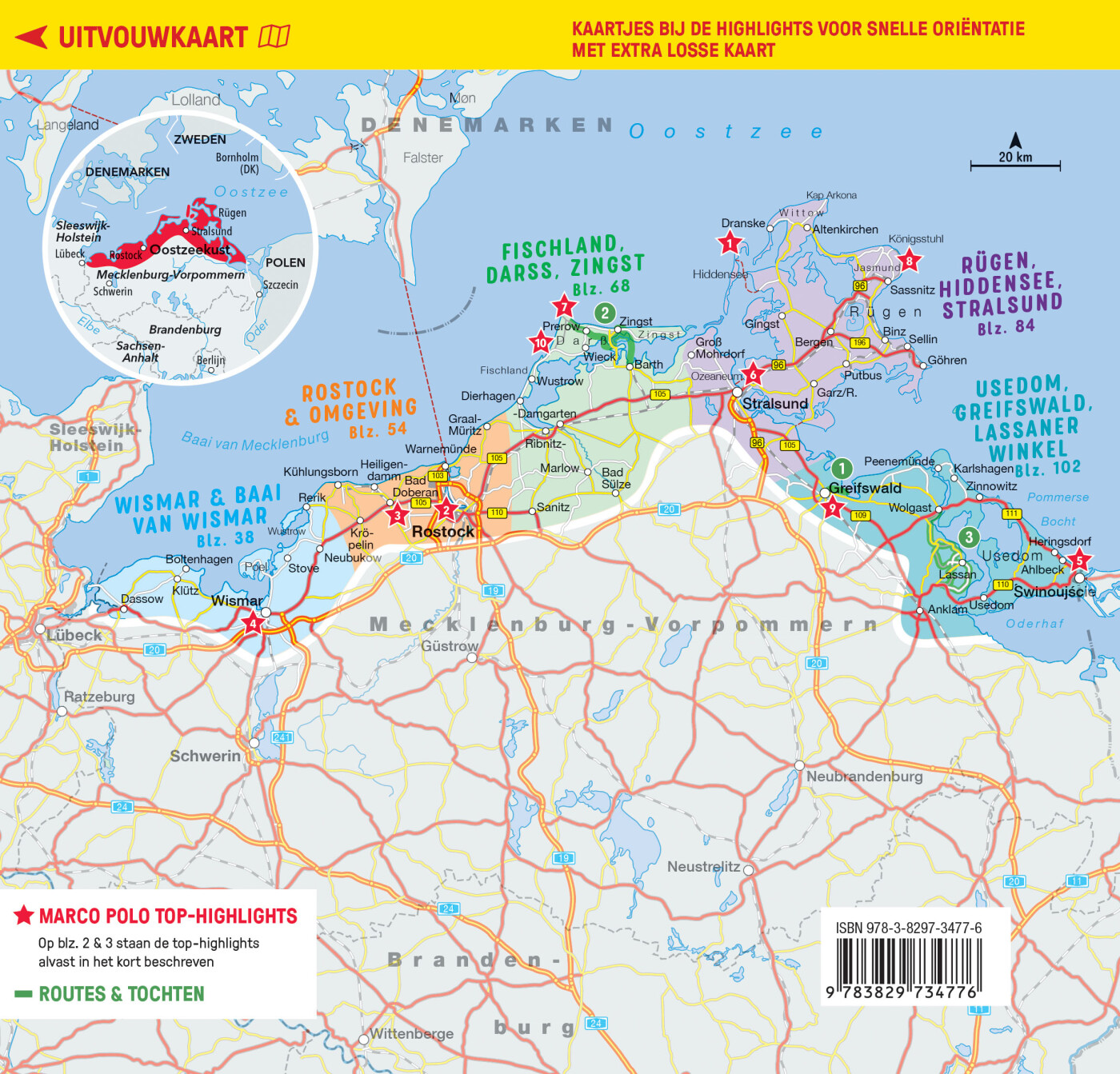 Oostzeekust / Marco Polo achterkant