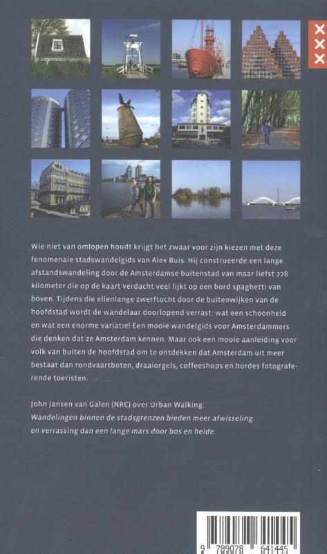 Wandelen buiten de binnenstad van Amsterdam Wandelen buiten de binnenstad van Amsterdam achterkant