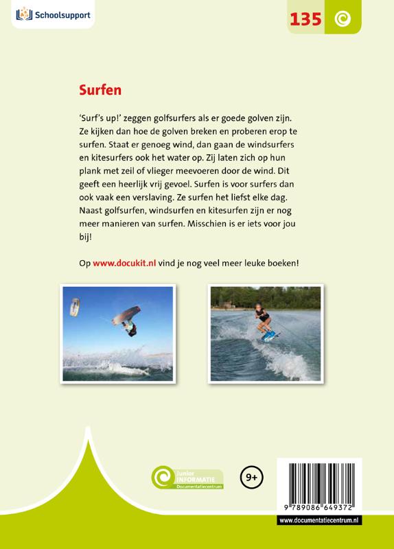 Junior Informatie 135 -   Surfen achterkant