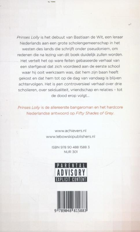 Prinses Lolly Prinses Lolly achterkant