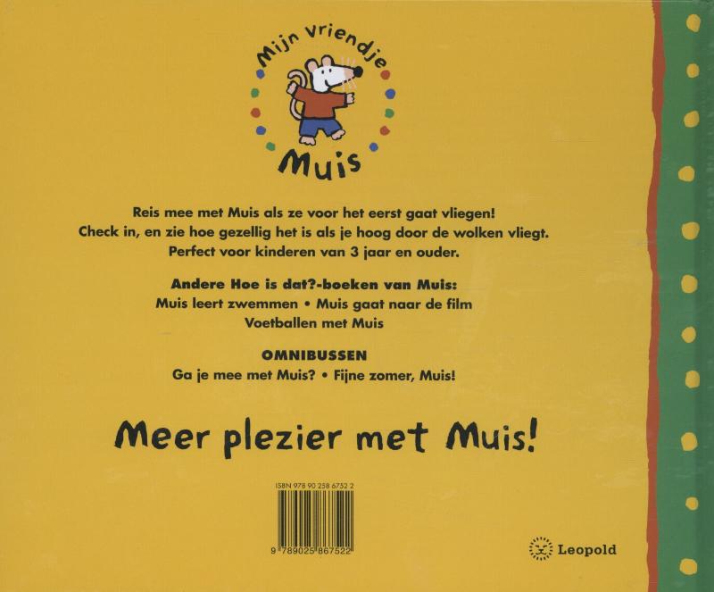 Muis gaat vliegen achterkant