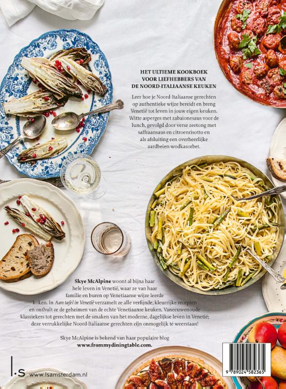 Aan tafel in Venetië - Skye Mcalpine achterkant