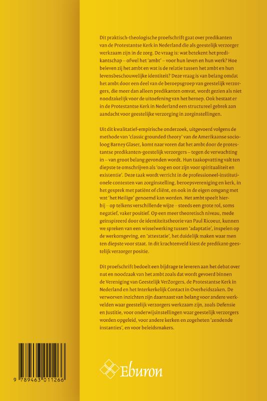 De binnenkant van het ambt De binnenkant van het ambt achterkant