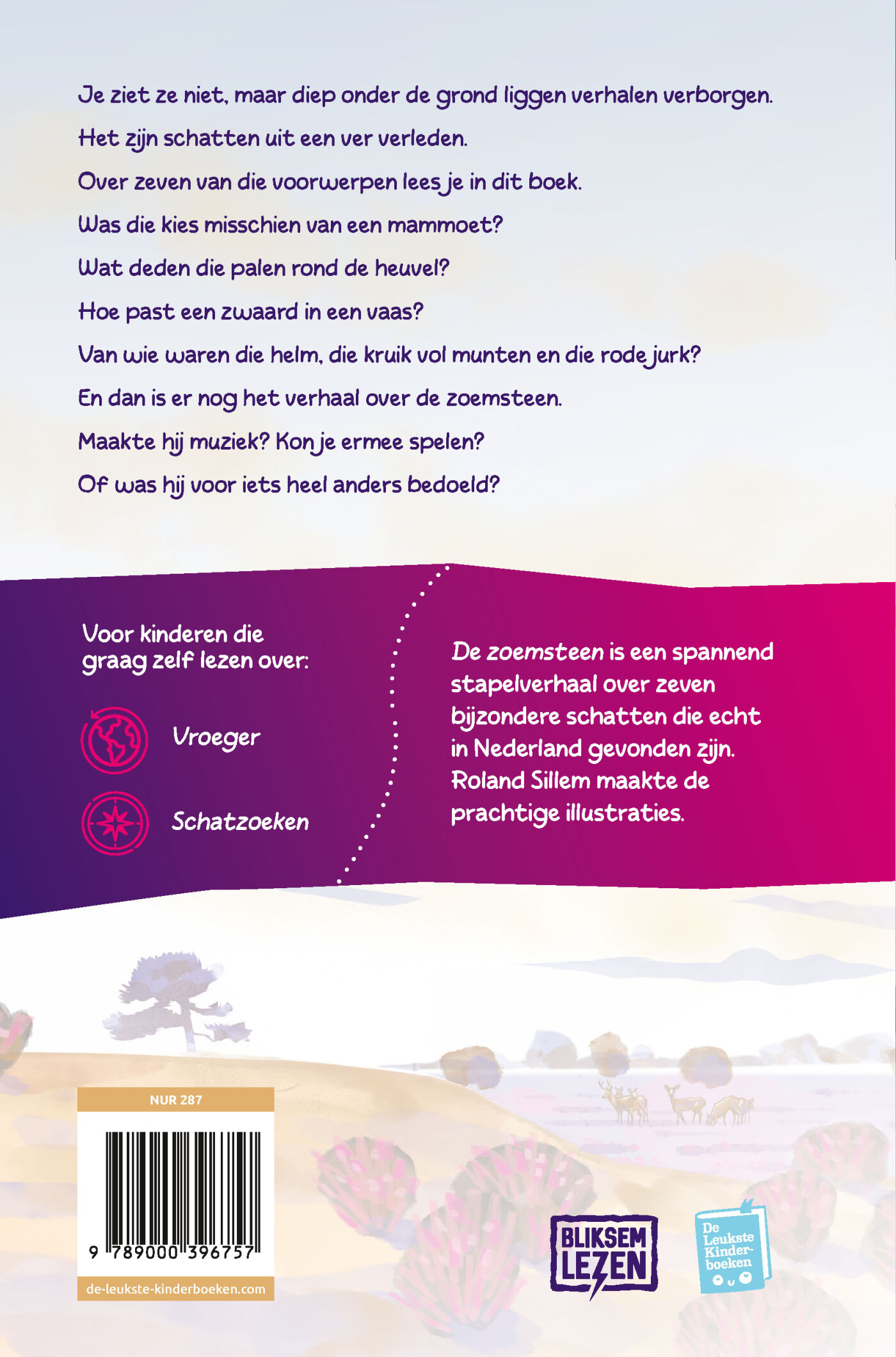 De zoemsteen / Bliksemlezen achterkant