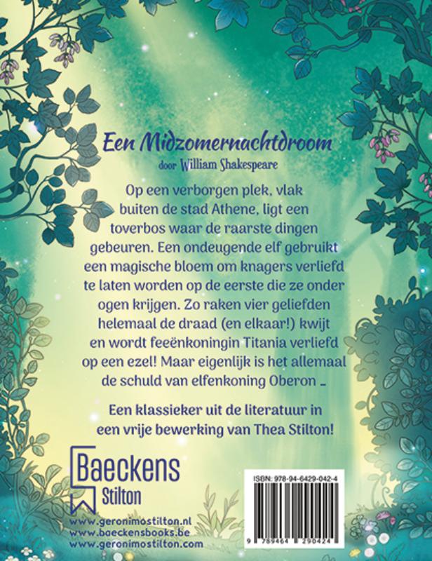 Een midzomernachtdroom / Thea Stilton achterkant