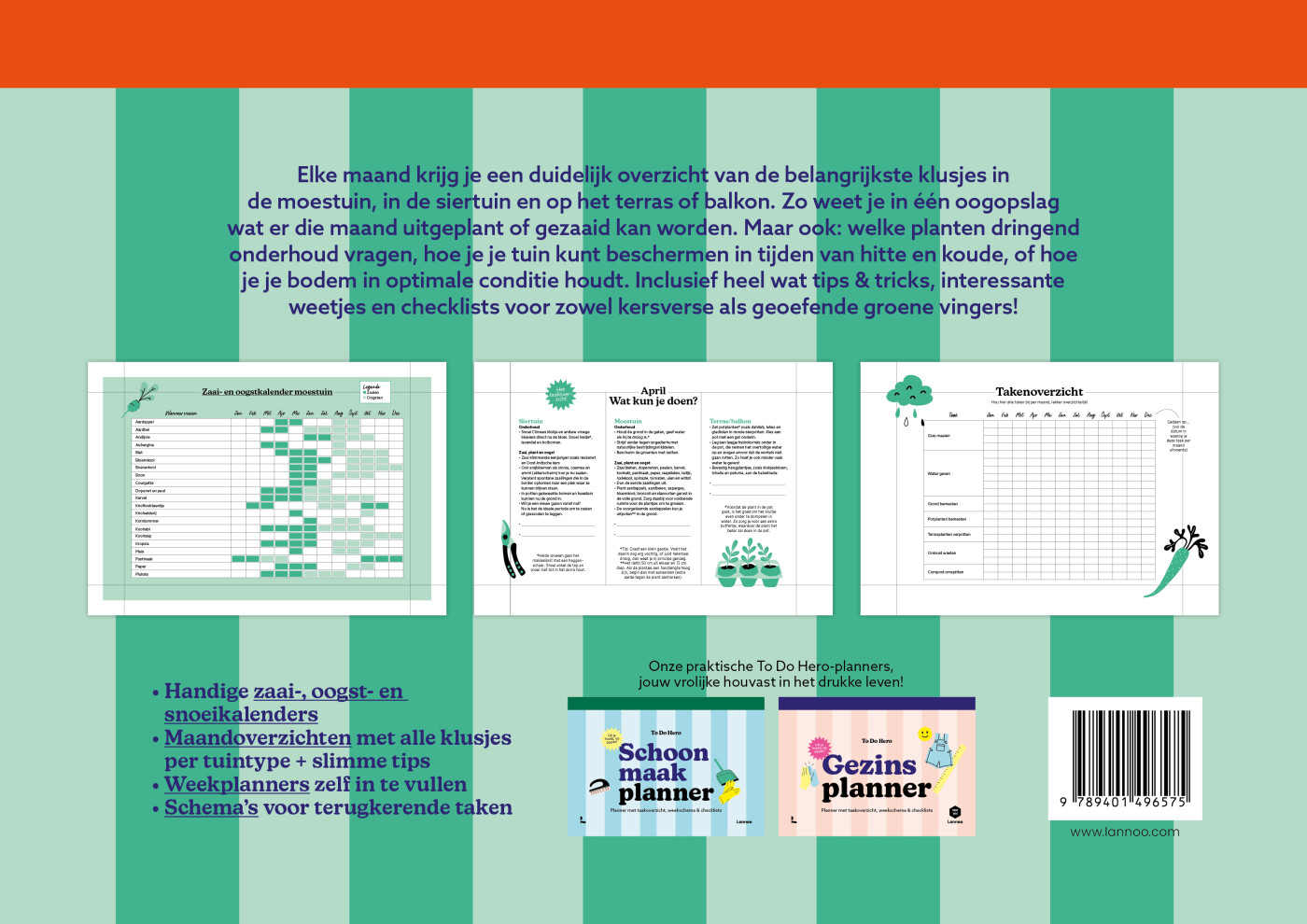 Tuinplanner / To Do Hero achterkant