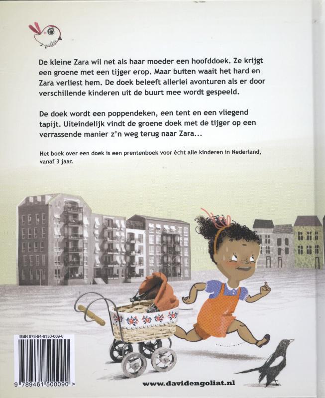 Het boek over een doek achterkant