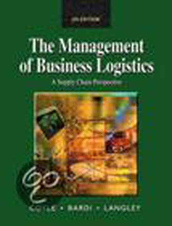 Edward J. Bardi The Management Of Business Logistics