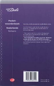 Van Dale Pocketwoordenboek Nederlands-Italiaans / Van Dale pocketwoordenboek achterkant